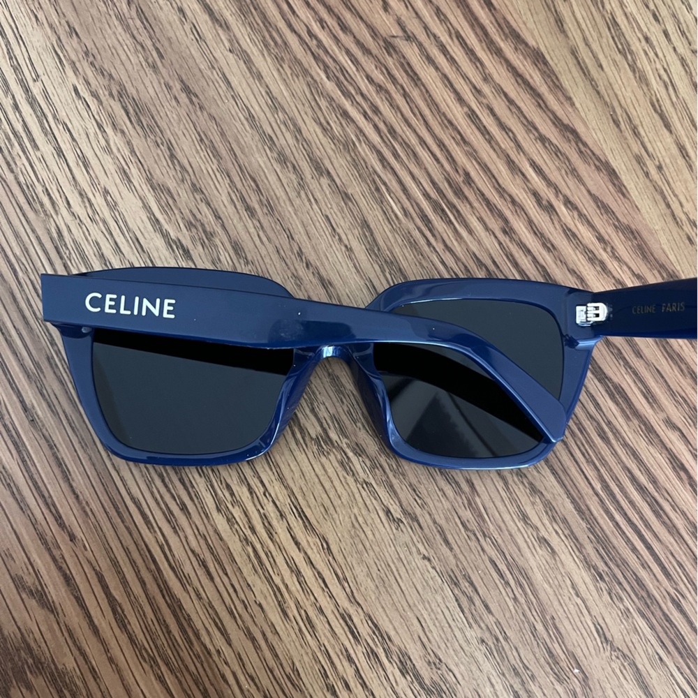 Blue Celine sunglasses